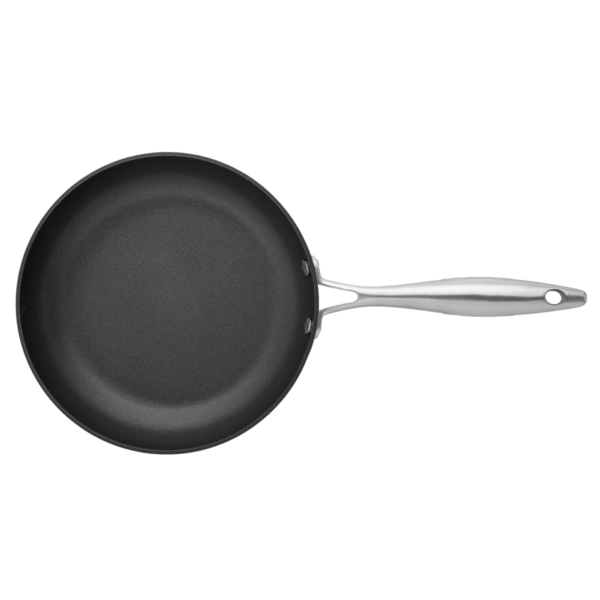 SCANPAN SC65002403 CTX Non-Stick Frying Pan - 9.5 Inch Aluminum/Stainless Steel Cookware for Sauteing, Frying & Baking - Professional Kitchen & Home Cooking Essential