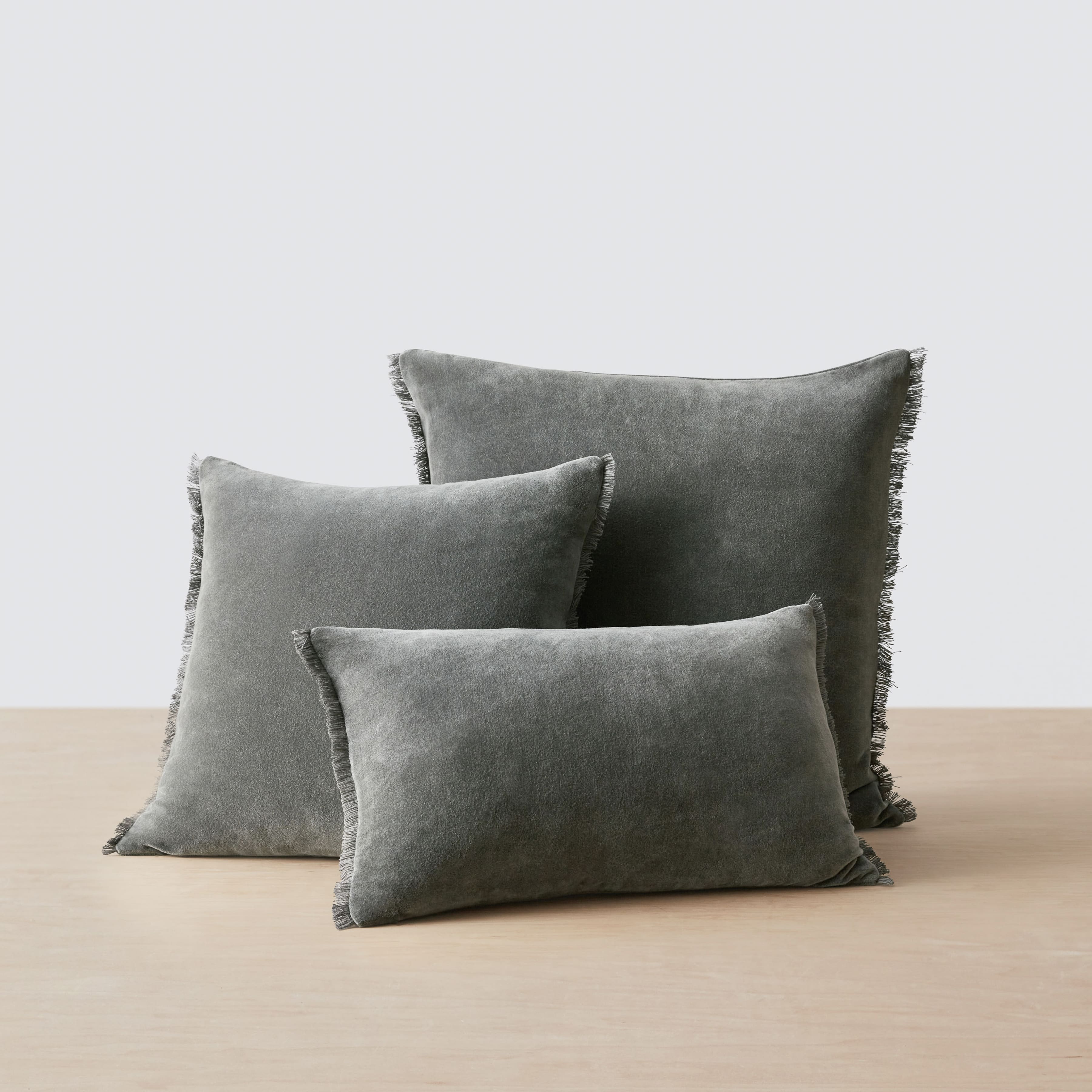 Luxury Velvet Throw Pillow Covers - Soft Decorative Cushion for Sofa, Bed & Home Decor - Elegant Living Room & Bedroom Accent - Set of 2 (18x18 Inches)