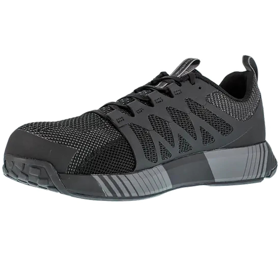 Reebok Fusion Flexweave Composite Toe Work Shoes for Men - Lightweight Safety Shoes with Breathable Mesh & Steel Toe Protection - Ideal for Construction, Warehouse & Industrial Work