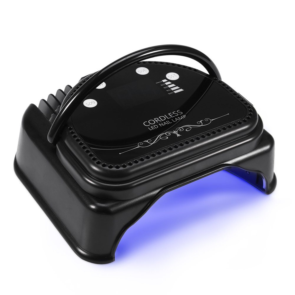 UV LED Nail Dryer Lamp with Smart Sensor - Portable LCD Display, Auto Time Setting for Curing Gel Polish & Nail Art - Perfect for Home & Salon Manicures | Fast Drying for UV Gel, Builder Gel & Nail Designs