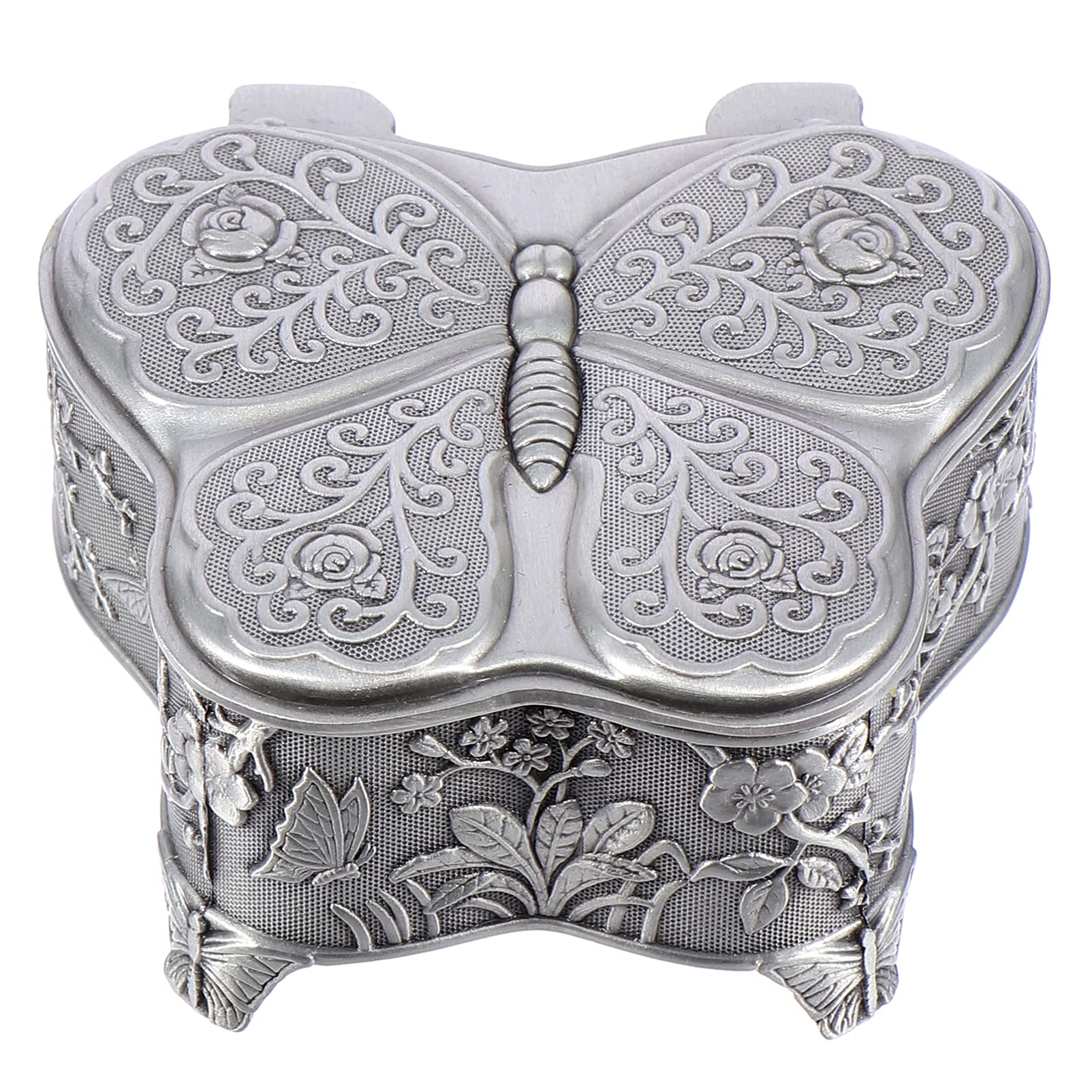 Vintage Jewelry Box for Women - Desktop Organizer for Earrings, Bracelets & Rings