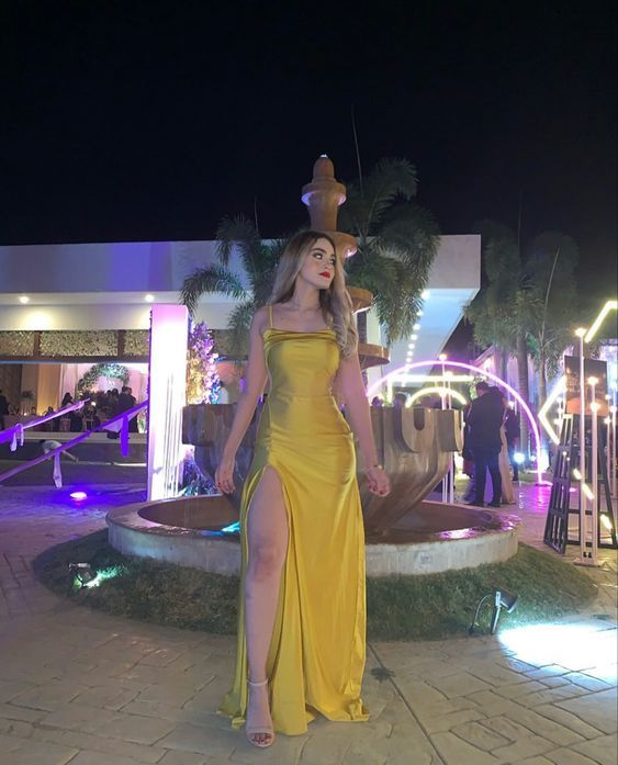 Elegant Long Prom Dresses with High Slit - Formal Evening Gown J3797 for Homecoming, Wedding & Special Occasions