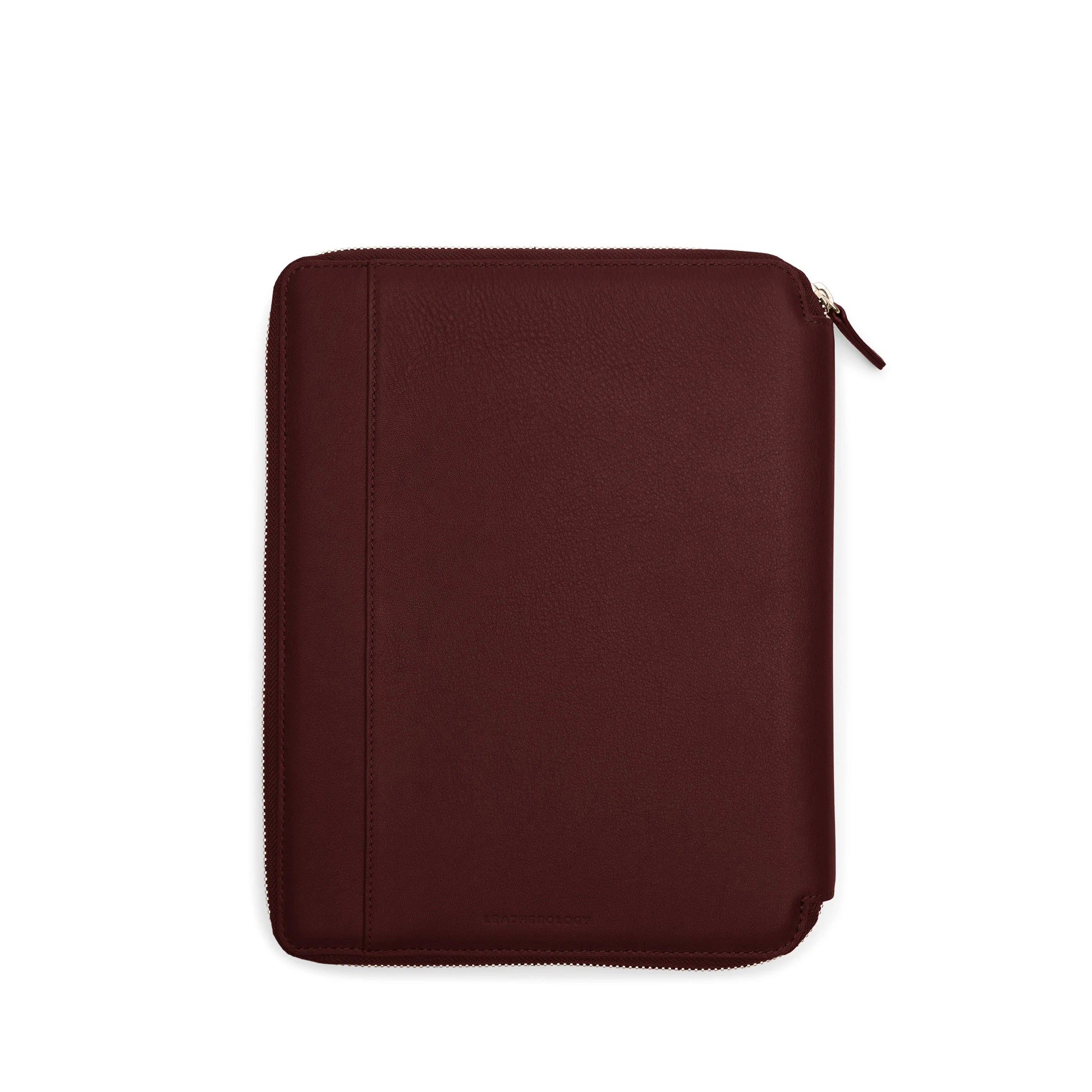 B5 Spiral Notebook with Zipper - College Ruled Composition Notebook, Burgundy Cover - Perfect for School, Office & Travel Note Taking