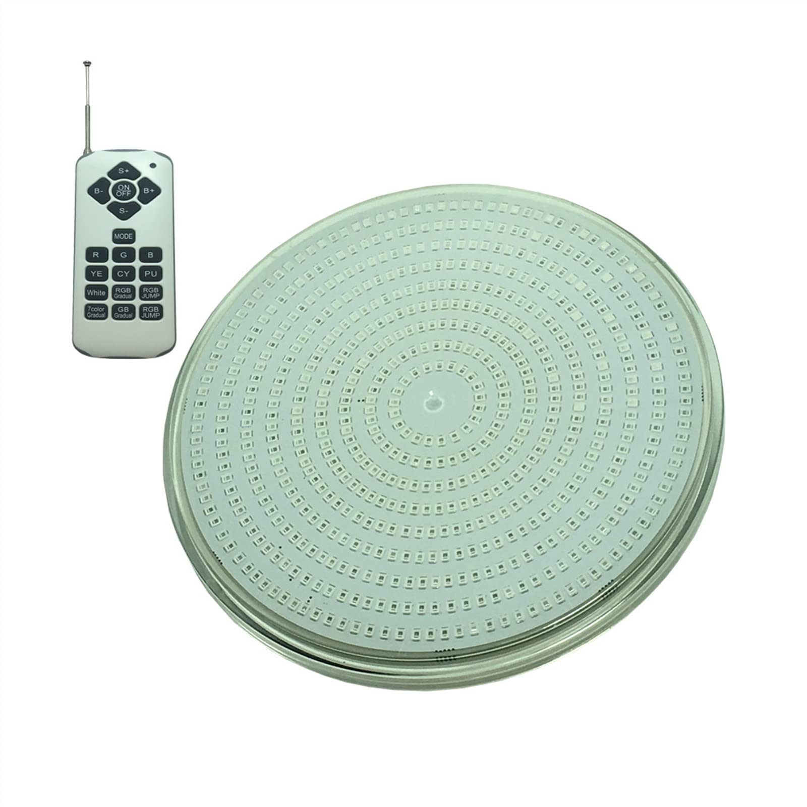 24W PAR 56 LED Underwater Pool Light - Waterproof Remote Control Swimming Pond Light for Indoor/Outdoor Pools, Bathtubs & Fountains | Perfect for Night Swimming, Landscape Lighting & Spa Relaxation