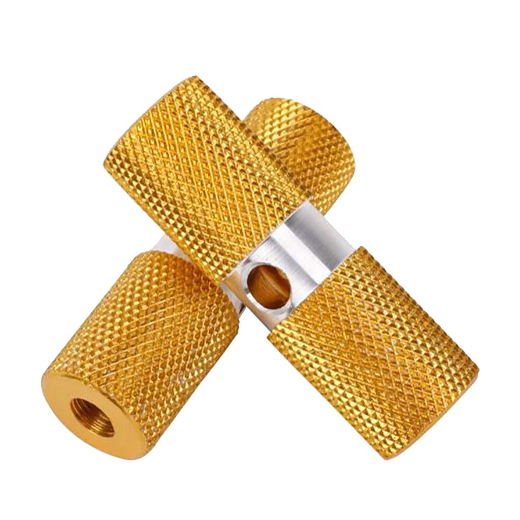 Zerlibeaful Non-Slip BMX Bike Pedals - 2 Pack Durable Mountain Bike Foot Pegs for Rear Axle | Cycling Accessories for BMX, Mountain & Commuter Bikes | Perfect for Trail Riding, Stunts & Urban Commuting