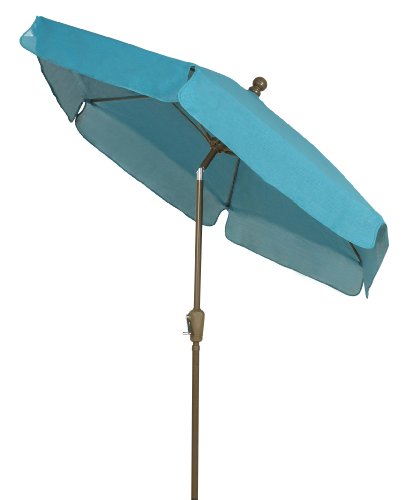Teal with Champagne Bronze Pole
