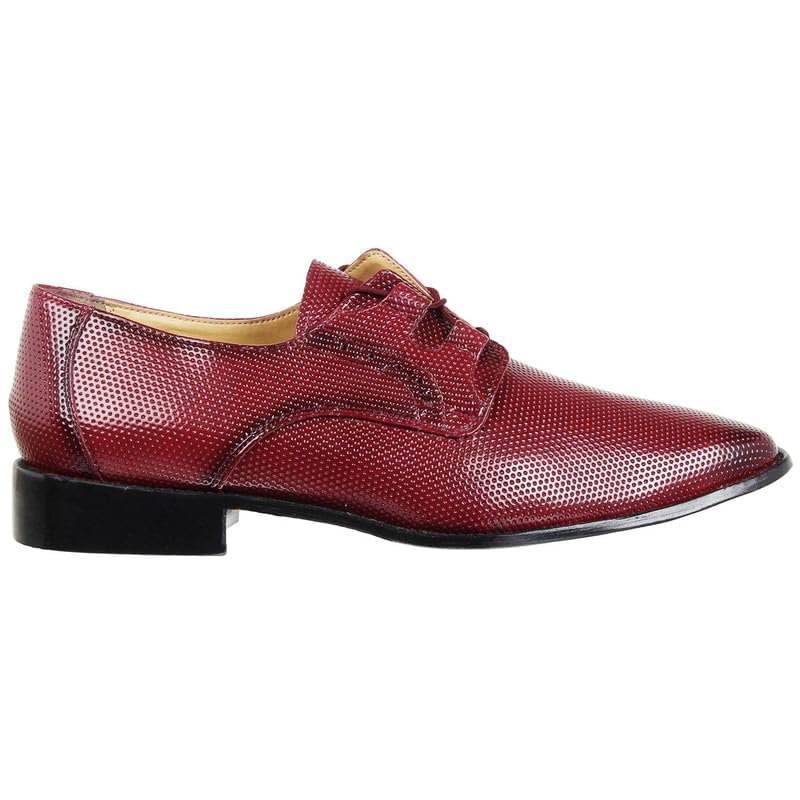 **LibertyZeno Men's Formal Dress Shoes - Plain & Animal Print Leather Lace-Up Oxfords for Business, Wedding & Easter Gifts**