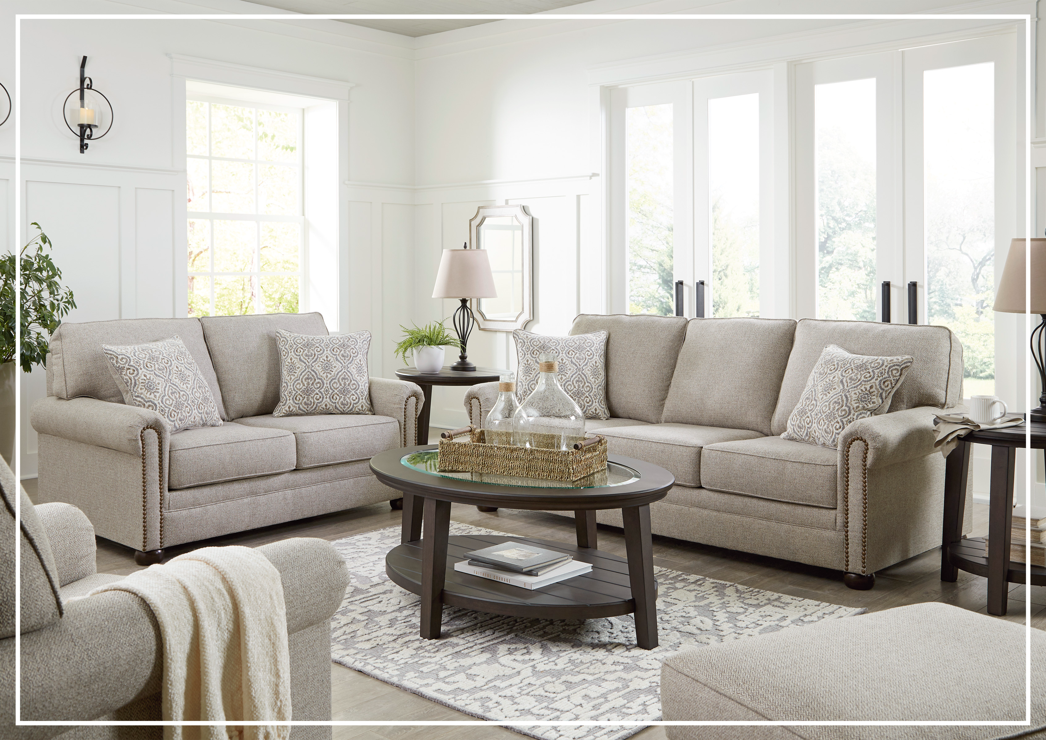 Gio Italia Garrison Fabric 3-Seater Queen Sleeper Sofa Bed - Convertible Comfort for Small Spaces, Guest Rooms & Apartments