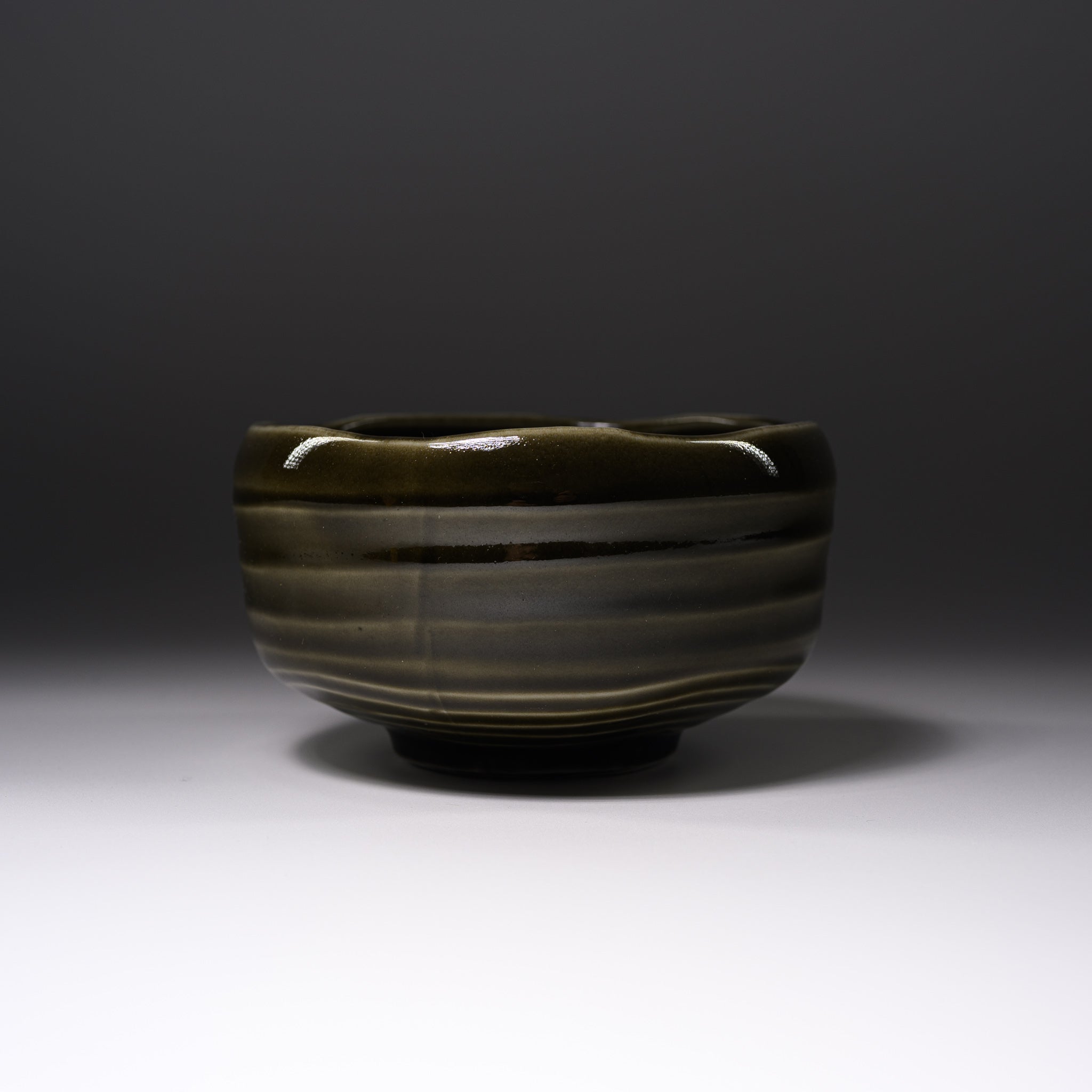 Premium Matcha Bowl Set - Handcrafted Olive Green Ceramic Tea Cup for Japanese Tea Ceremony | Perfect for Matcha, Green Tea, Zen Meditation & Home Decor