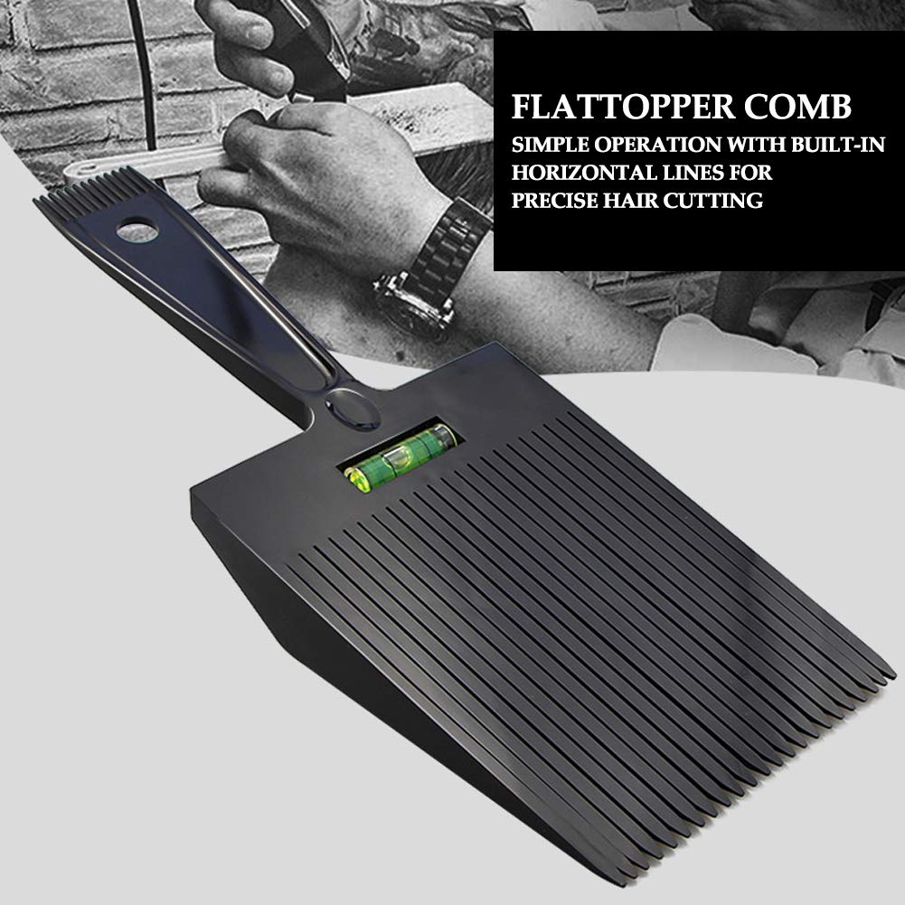 Professional Dual-Ended Flat Top Comb & Hair Styling Tool - Barber Haircut Comb for Men & Women - Perfect for Salon Styling, Home Haircuts & DIY Hairstyling