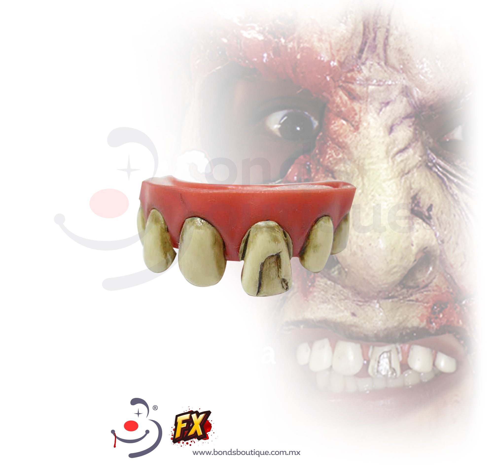 Premium False Teeth Dentures - Natural Looking Comfort Fit for Daily Wear & Cosplay - Perfect for Halloween, Costume Parties, and Dental Replacements