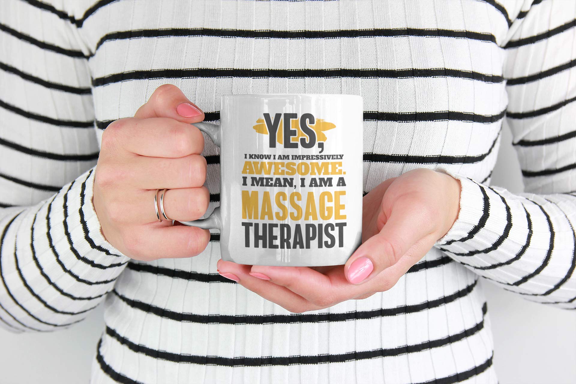 Funny Massage Therapist Coffee Mug - 11oz Ceramic Cup with Humorous Design - Perfect Gift for Massage Therapists, Spa Workers & Physical Therapists - Great for Coffee, Tea or Office Use