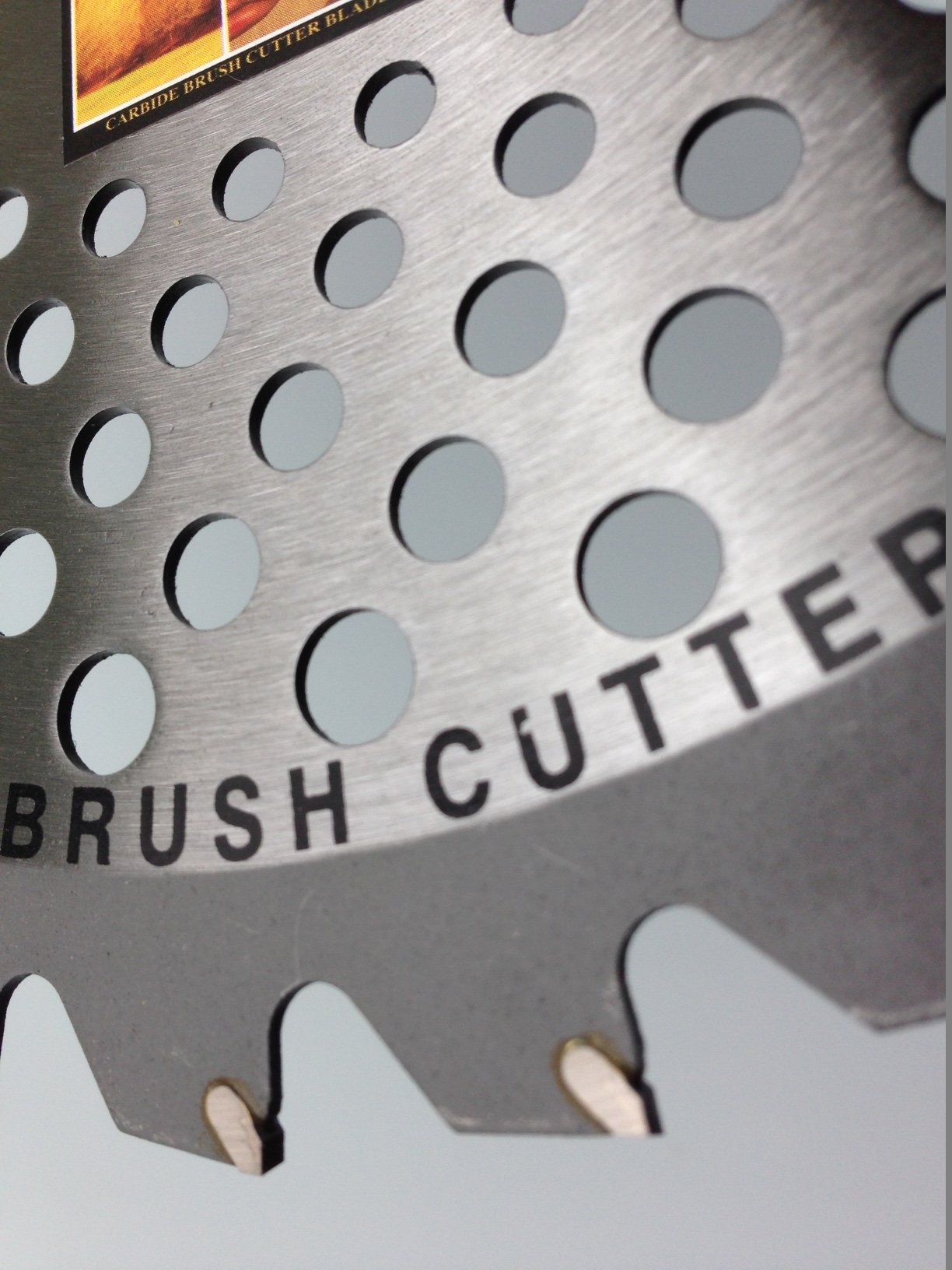 2-Pack 8-Inch Carbide Brush Cutter Blades - (1) 32 Teeth & (1) 80 Teeth Combo for Weed Eater & Trimmer - 203mm Diameter - Ideal for Lawn Care, Landscaping & Heavy-Duty Brush Clearing