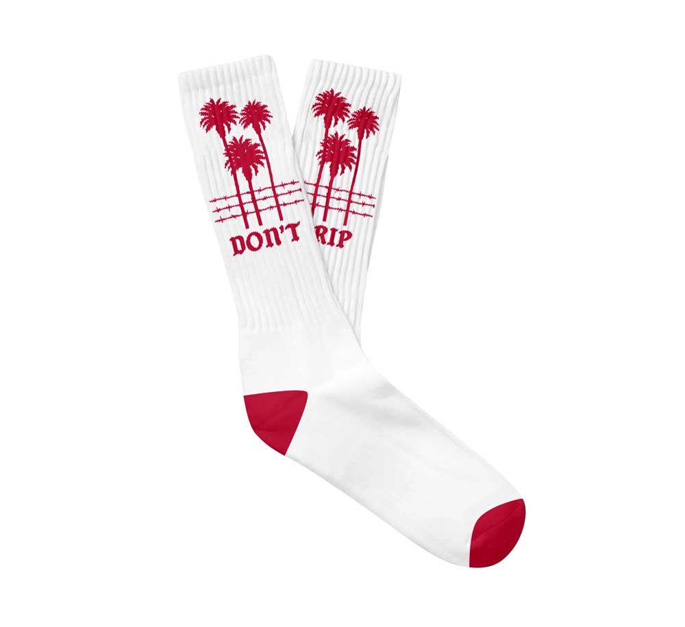 Premium Comfort City Palms Socks - Soft Breathable Cotton for Men & Women - Perfect for Casual Wear, Travel & Everyday Use