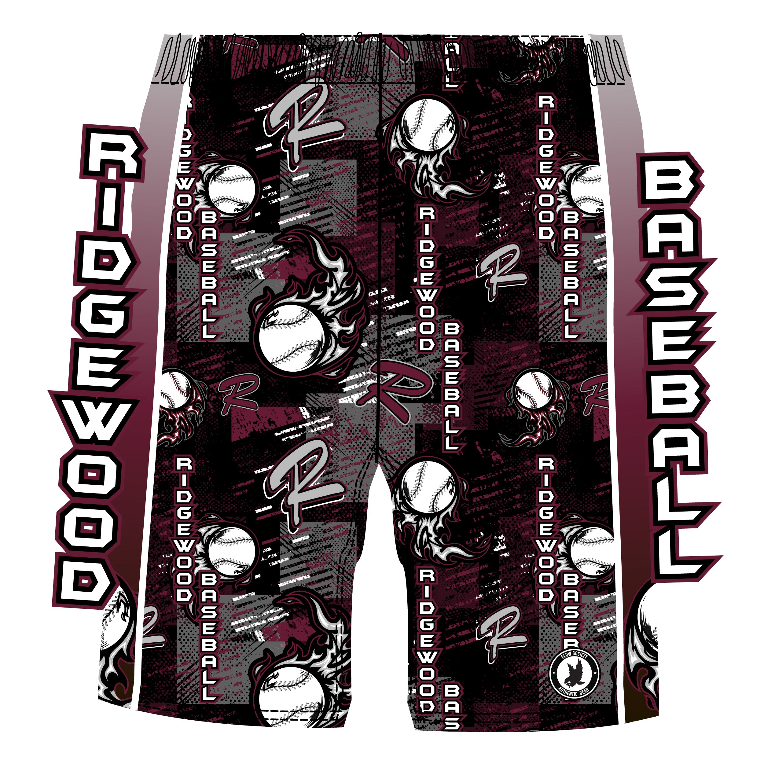 Ridgewood Baseball Shorts for Boys & Men - Comfortable Athletic Shorts for Baseball, Training, and Casual Wear