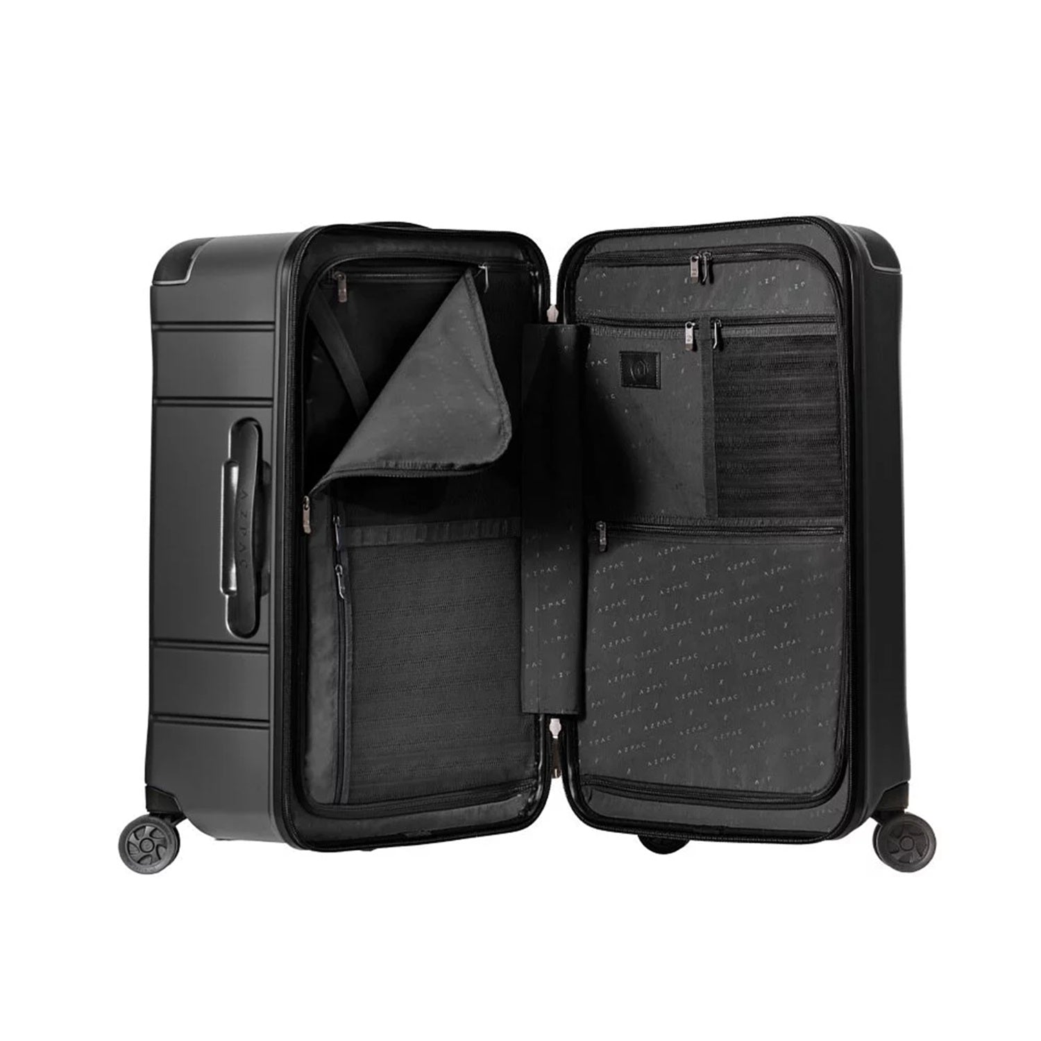 AZPAC Braking 2.0 Luggage with Brake System - Lightweight Travel Suitcase with Smooth Wheels & Adjustable Handle for Business Trips & Vacations