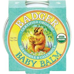 Organic Badger Baby Balm - Chamomile & Calendula Soothing Diaper Rash Cream for Sensitive Skin | Natural Healing Ointment for Babies & Toddlers | Perfect for Diaper Changes, Dry Skin & Minor Irritations