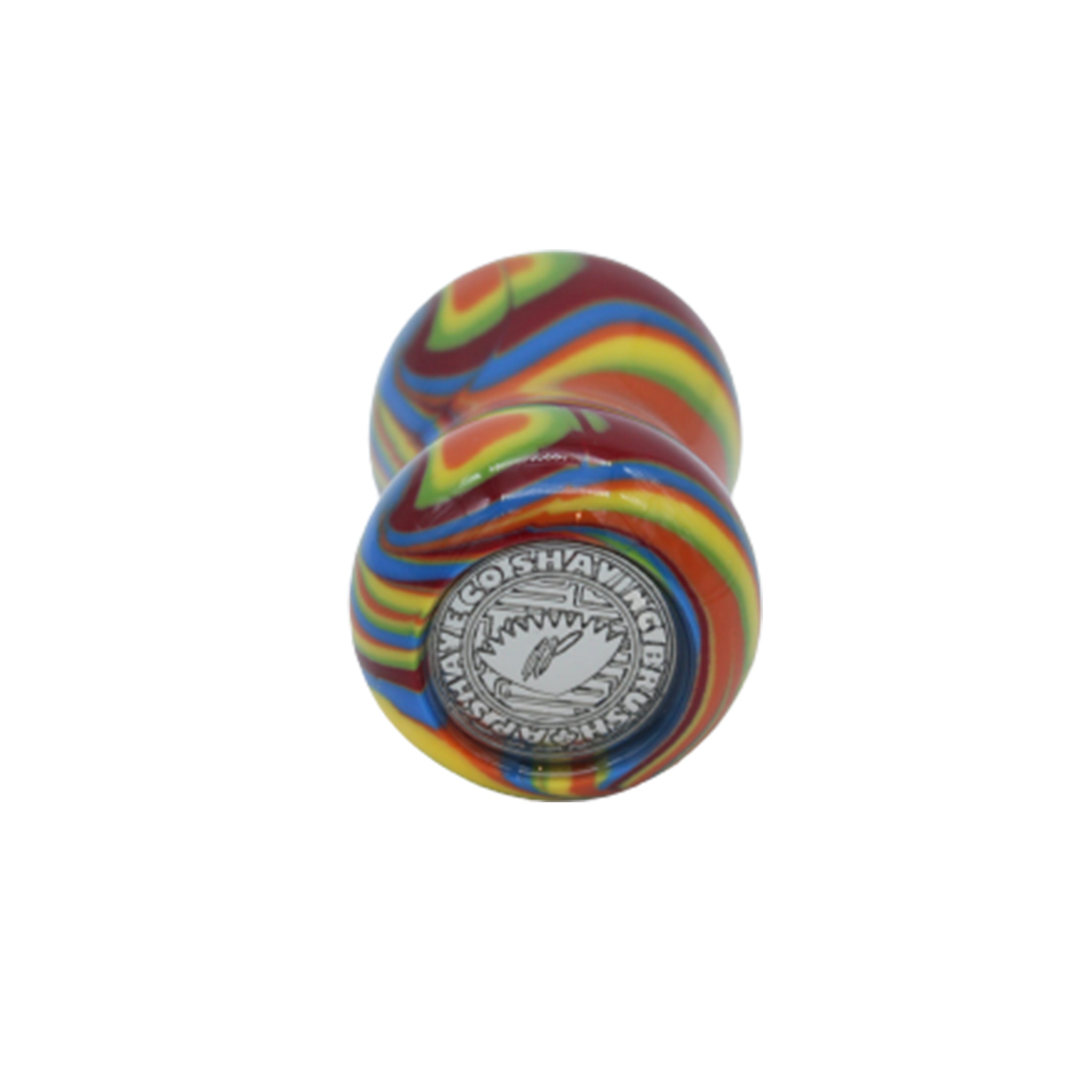 Premium Handcrafted Disco Shaving Brush Handle - Fits 24mm & 26mm Knots - Perfect for Wet Shaving & Grooming Gifts for Men