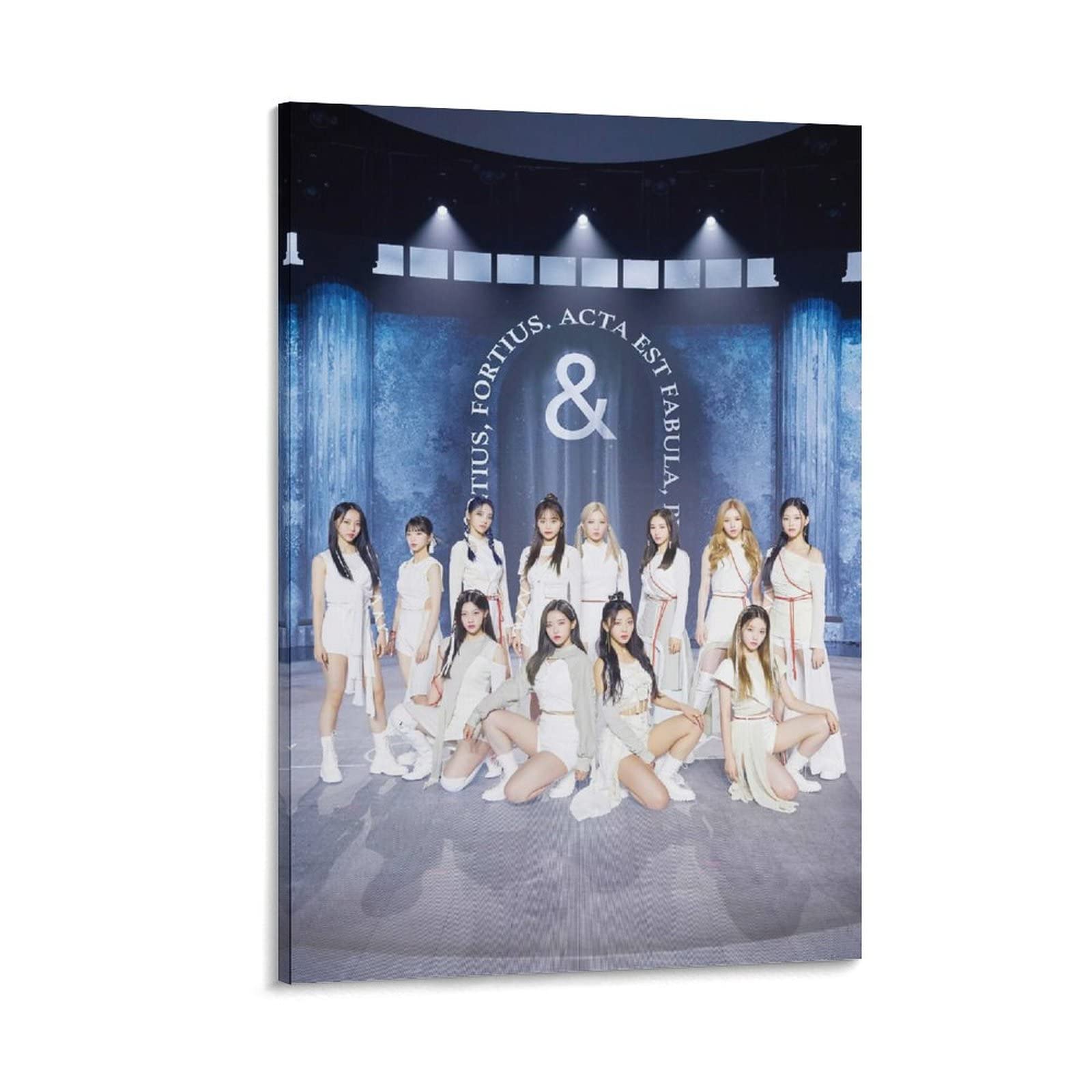 Loona & Paint The Town Ver.3 Kpop Girl Group Canvas Poster - Korean Pop Band Idol Wall Art Print, Modern Family & Bedroom Decor, 24x36 Inches (60x90cm) - Perfect for Kpop Fans, Music Lovers & Home Decoration