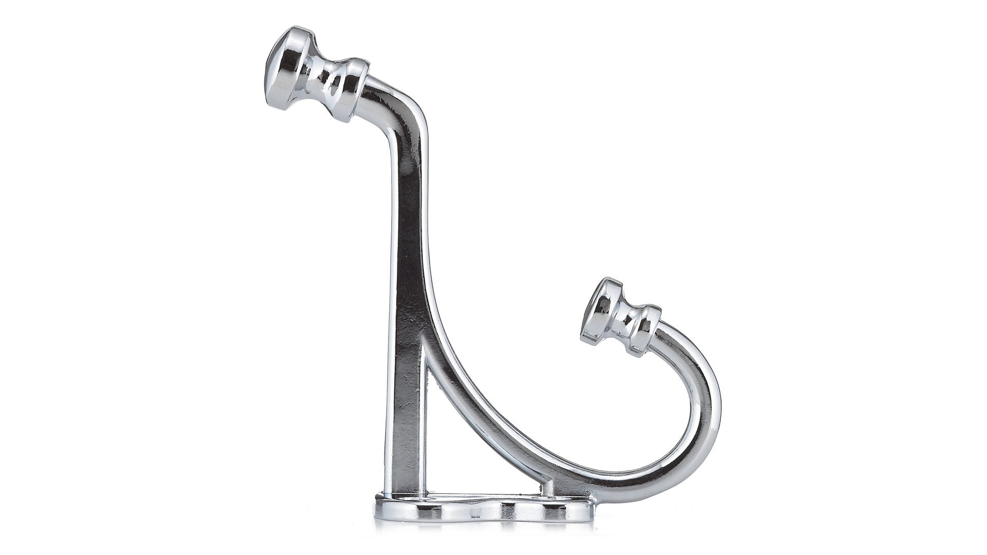 Richelieu BP77143140 Classic Chrome Metal Hook - Durable & Stylish for Home, Kitchen, Bathroom & Closet Organization