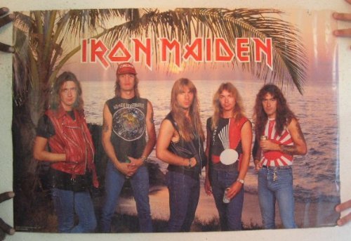 Iron Maiden Band Poster - Vintage Heavy Metal Wall Art Decor for Bedroom, Living Room & Music Studio - Classic Rock Memorabilia & Gift for Fans