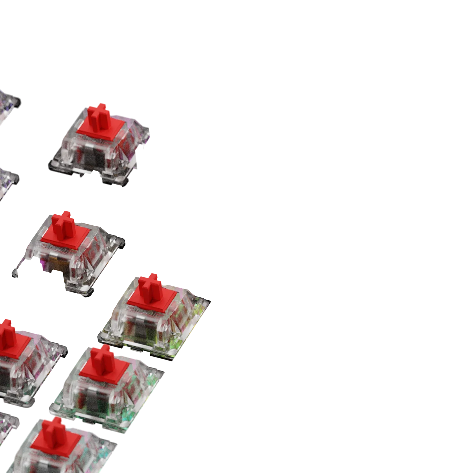 Glorious Fox Standard MX 65 ISO Mechanical Keyboard Switches - Perfect for Gaming, Typing & Custom Keyboard Builds