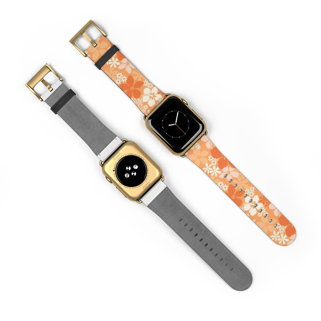 Groovy Pua Watch Band - Durable Silicone Replacement Strap for Apple Watch, Fitbit & Samsung - Perfect for Workouts, Swimming & Everyday Wear