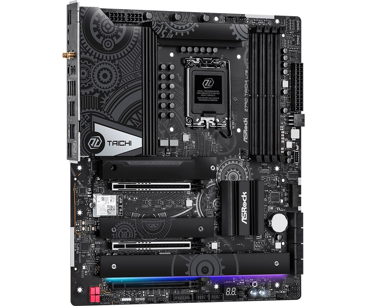 ASRock Z790 Taichi Lite DDR5 LGA1700 ATX Gaming Motherboard - Intel 12th/13th Gen CPU Support, PCIe 5.0, Thunderbolt 4 - Perfect for High-Performance Gaming PCs & Content Creation Workstations