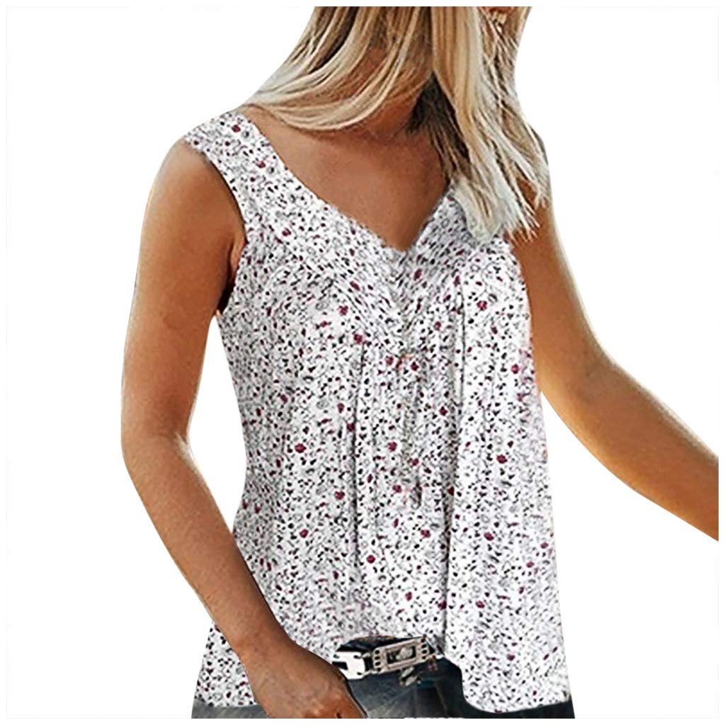 Women's Sleeveless Casual T-Shirt - Stylish Spandex Top for Summer, Workout & Daily Wear | Comfortable Stretch Fit Fashion Tee for Women