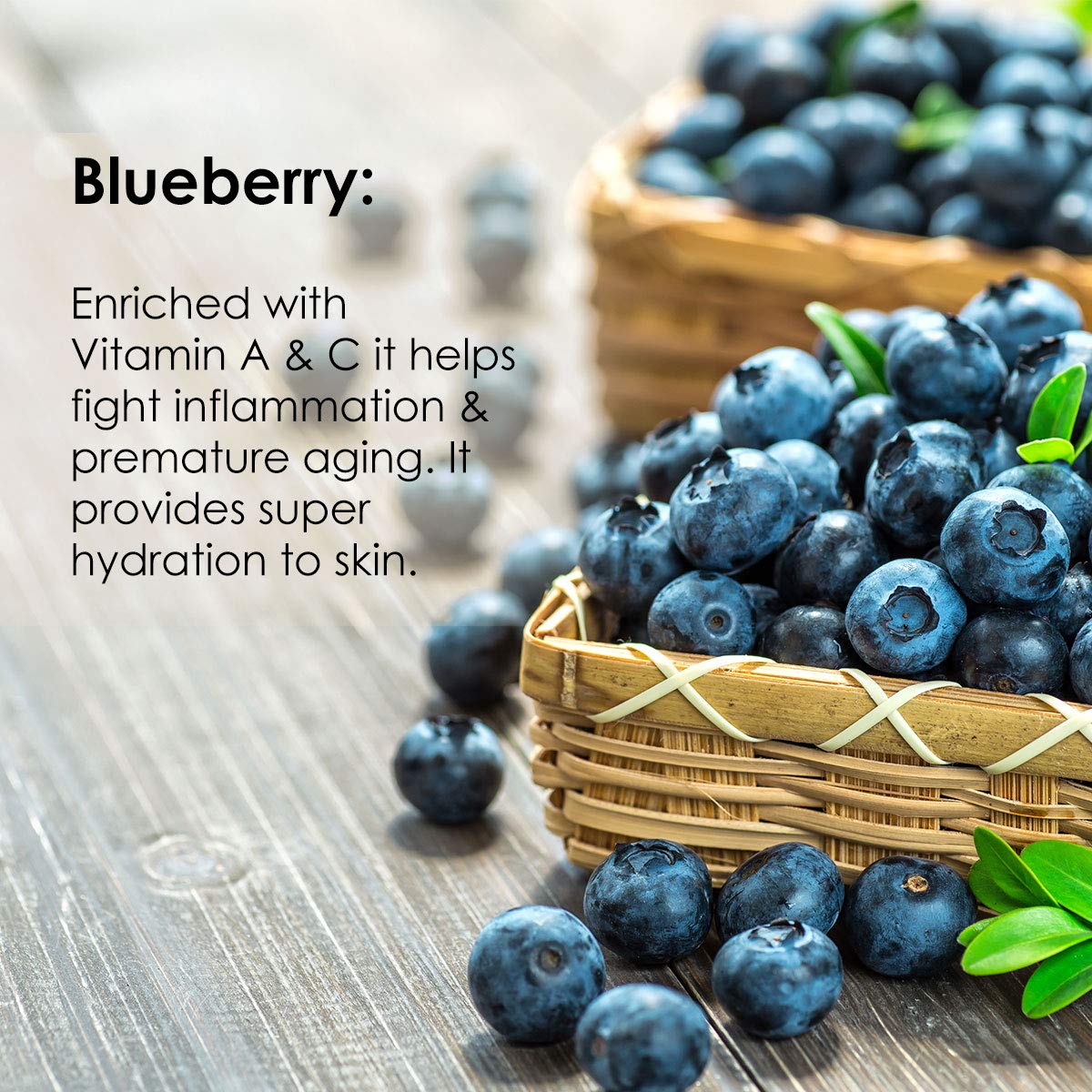 Keya Seth Aromatherapy Blueberry Face Brightening Mask with Vitamin C & A | Chamomile Extract for Skin Lightening & Nourishment | Hydrating Sheet Mask for Glowing Skin | Perfect for Spa Nights & Self-Care Routines