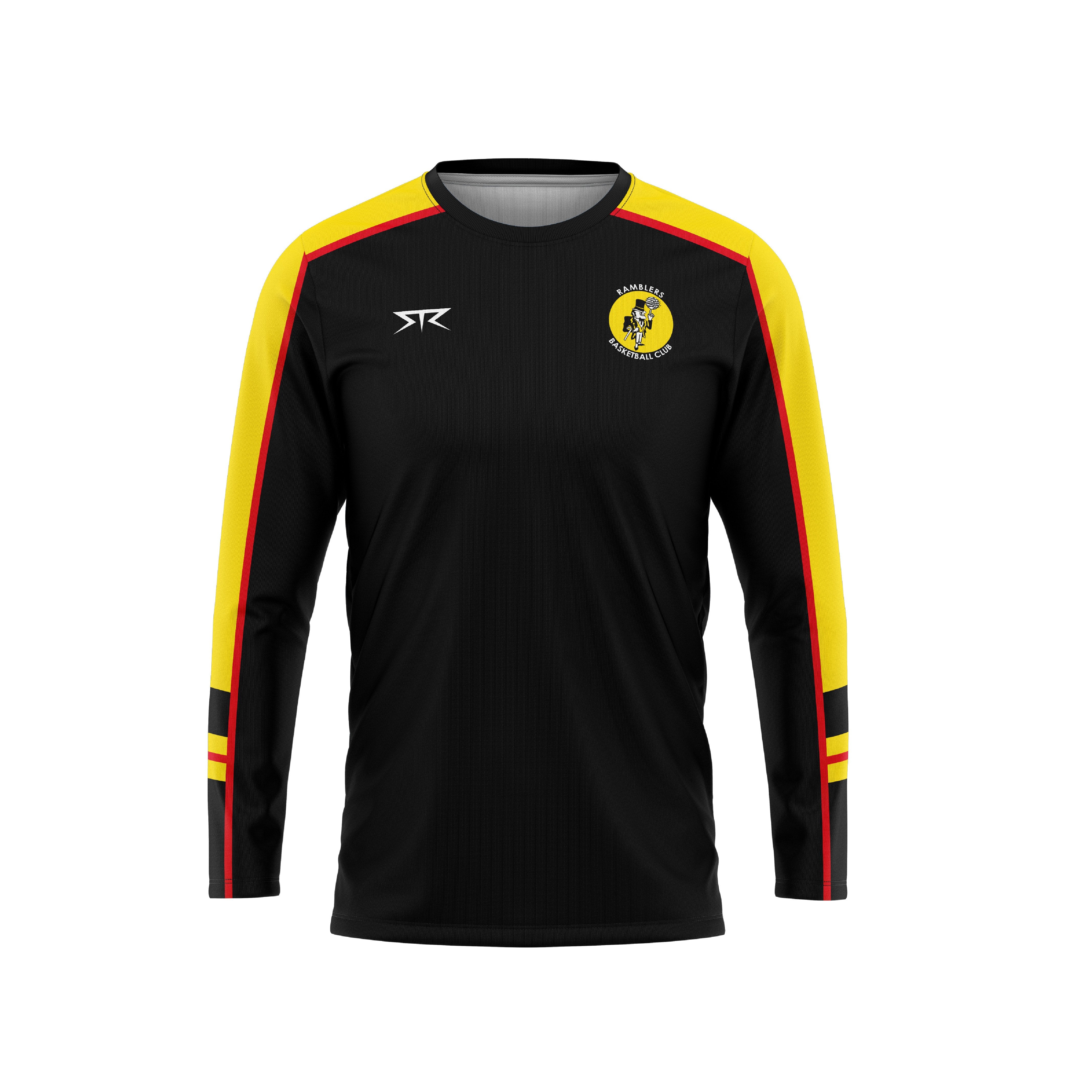 Belconnen Ramblers Women's Long Sleeve Warm Up Top - Soft Athletic Shirt for Running, Yoga & Gym Workouts - Perfect for Cold Weather Training & Outdoor Activities