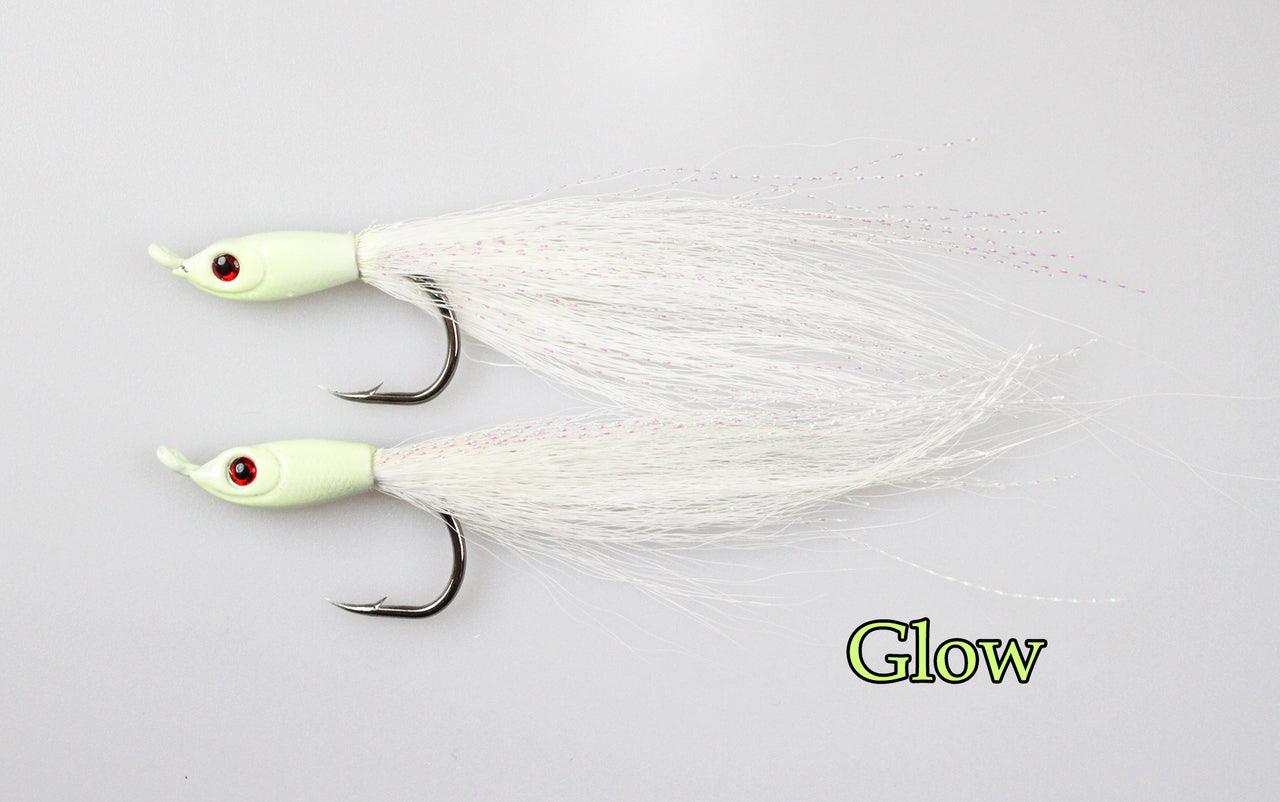 Jigging World Fluke Candy Teasers - Premium Saltwater Fishing Lures for Fluke, Flounder & Sea Bass - Ideal for Inshore & Offshore Fishing Trips