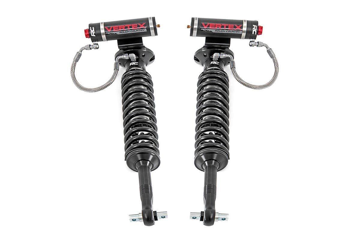 2007-2018 GMC Sierra Chevrolet Silverado 1500 2WD/4WD Adjustable Front Coilovers - 689001 - Perfect for Off-Roading & Performance Upgrades