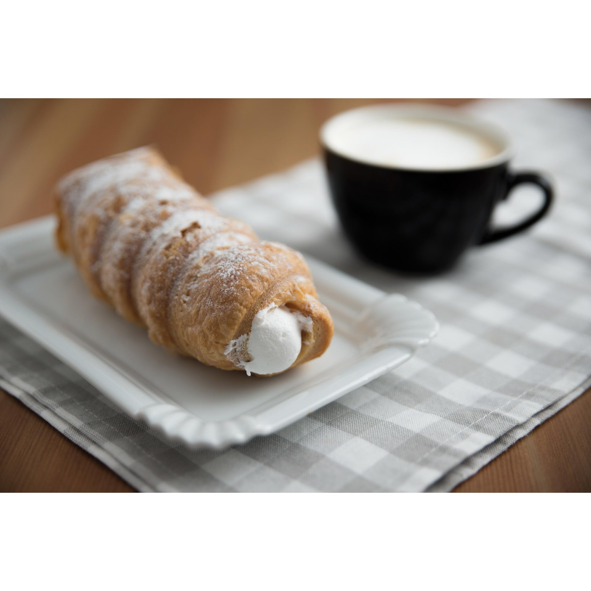 Fantes Mini Cannoli Maker Forms - Set of 4 Stainless Steel Italian Pastry Tubes - Authentic Italian Market Original Since 1906 - Perfect for Making Homemade Cannoli, Cream Puffs & Desserts