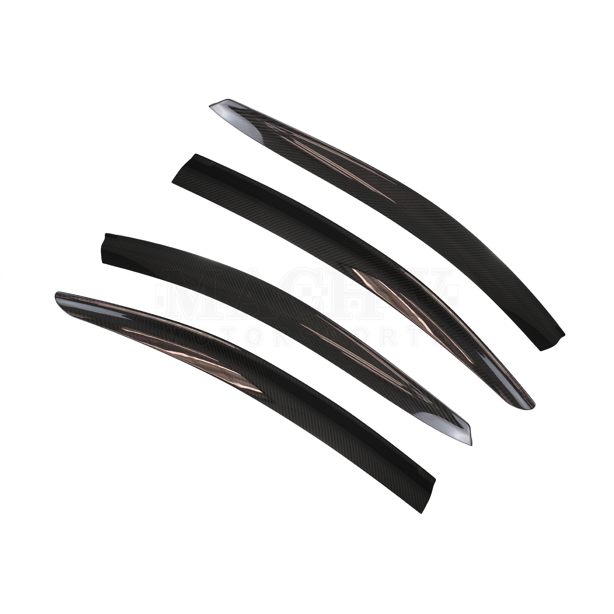 Carbon Fiber Rain Visors for 2022+ Subaru WRX - Windshield Protection & Style Upgrade for All-Weather Driving