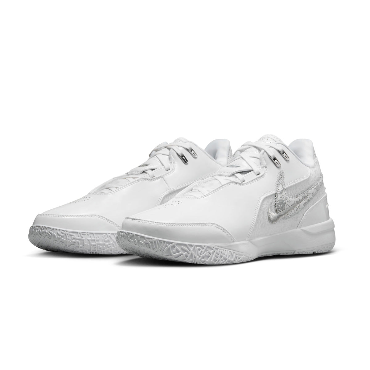 LeBron NXXT Gen AMPD EP Basketball Shoes 'White Smoke Grey' - High-Performance Sneakers for Indoor & Outdoor Court Play