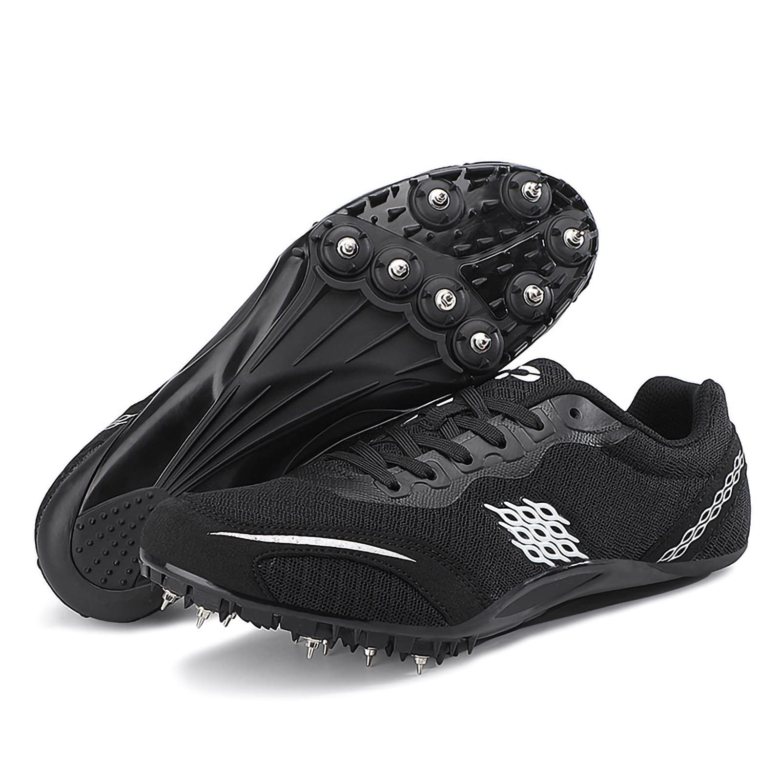 Professional Track and Field Spike Shoes - Lightweight Sprint Running Shoes for Men, Women & Kids (Sizes 5.5-10) | Breathable Athletic Footwear for Training, Competition & Outdoor Sports