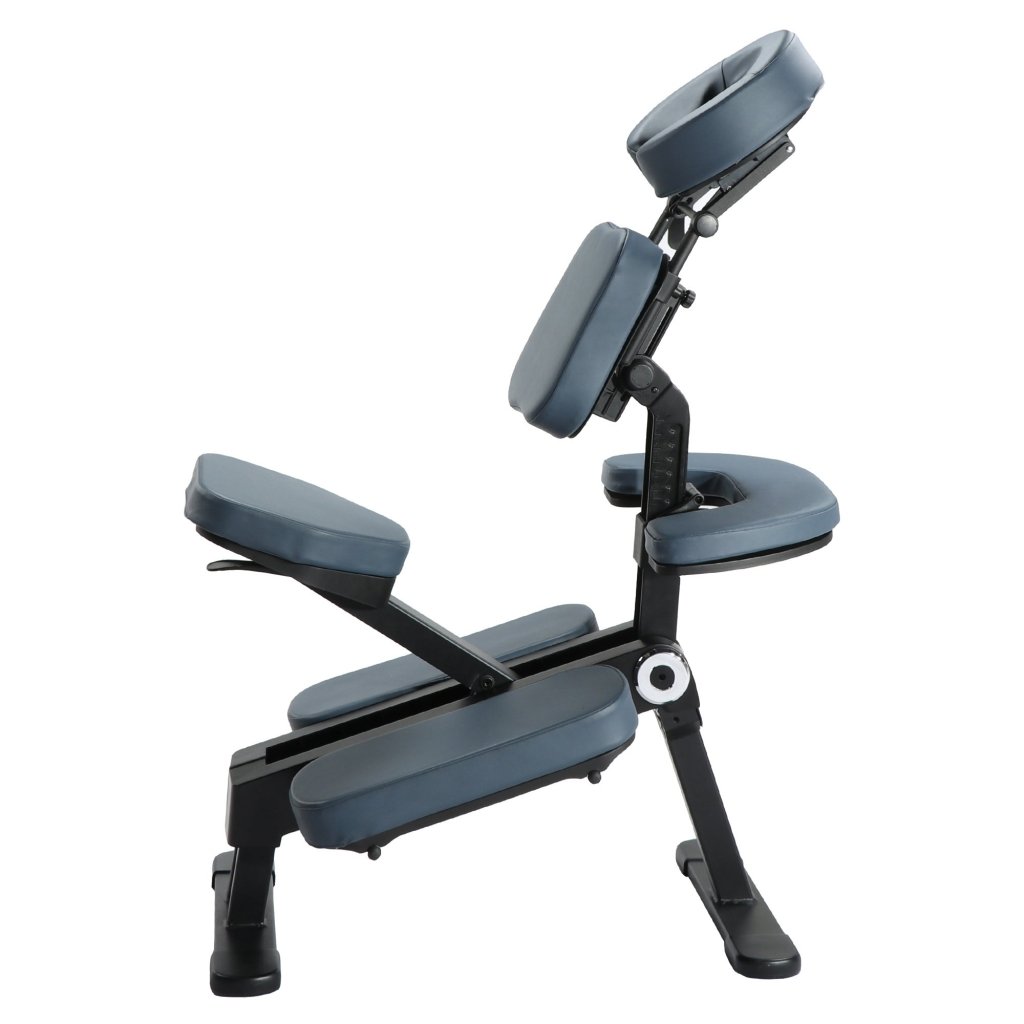 Master Massage® Portable Massage Chair - Royal Blue Foldable Professional Massage Chair for Home, Office & Spa - Perfect for Therapists, Chiropractors & Relaxation