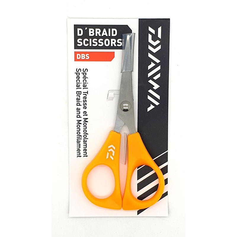Daiwa D' Braid Scissors - Premium Fishing Line Cutting Tool for Saltwater & Freshwater Anglers - Perfect for Braid, Fluorocarbon & Monofilament Lines