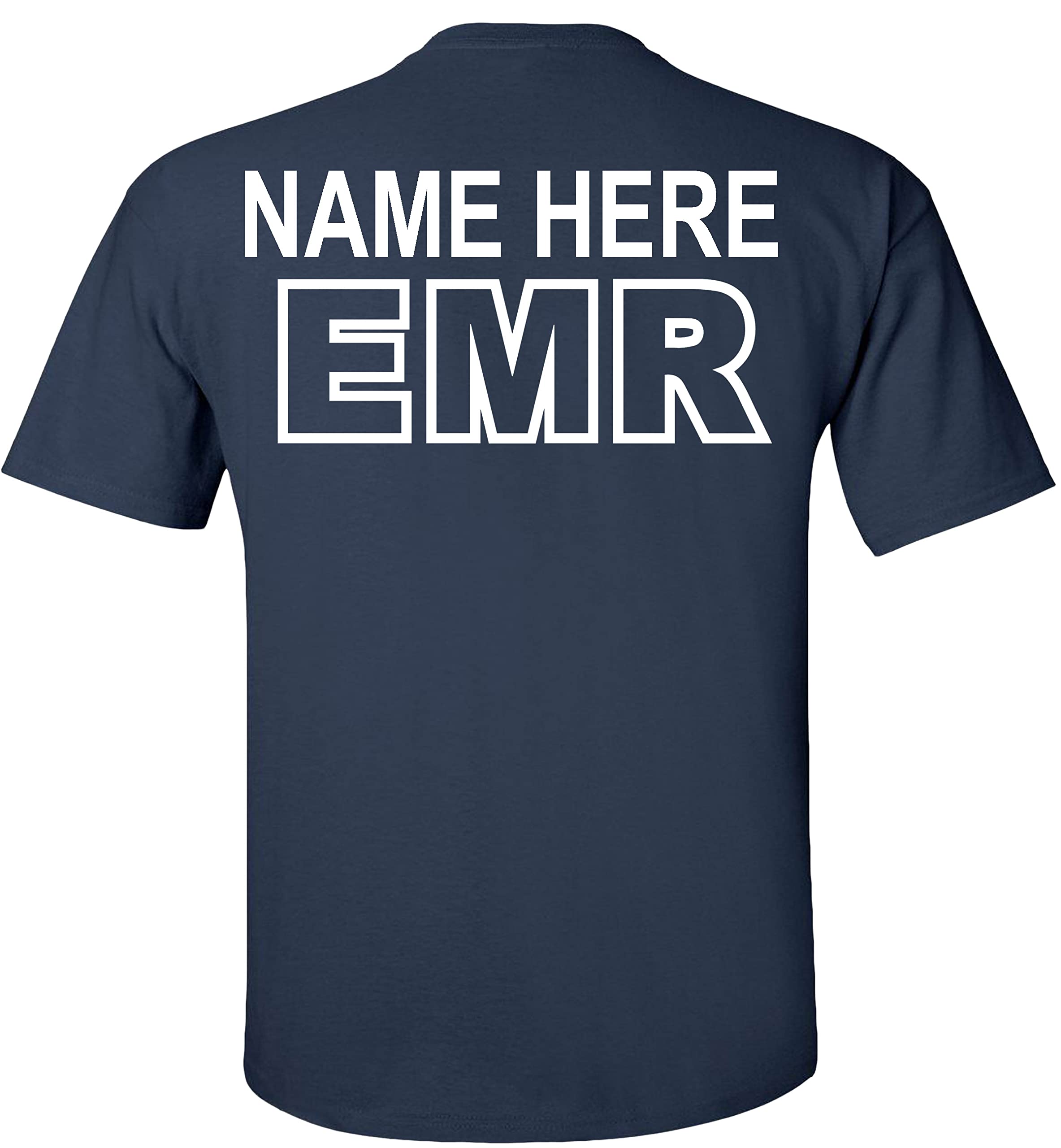 Custom EMR T-Shirt for Emergency Medical Responders - Personalized EMT Paramedic T-Shirt for EMS Professionals - Perfect for Work, Training & Casual Wear