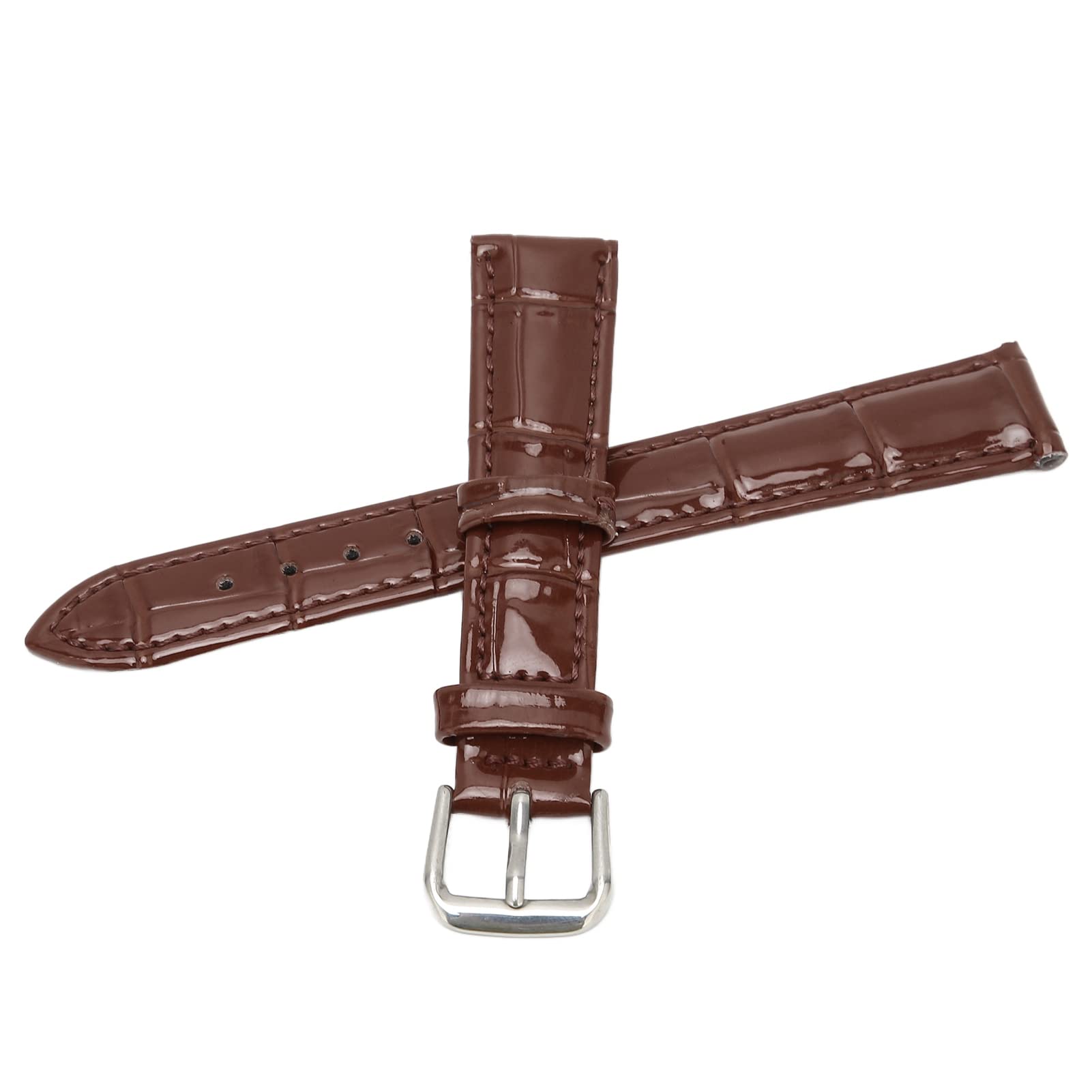 Premium PU Leather Watch Band - Breathable Multicolor Replacement Strap for Smartwatches & Fitness Trackers (Brown) | Perfect for Daily Wear, Office & Gym Use