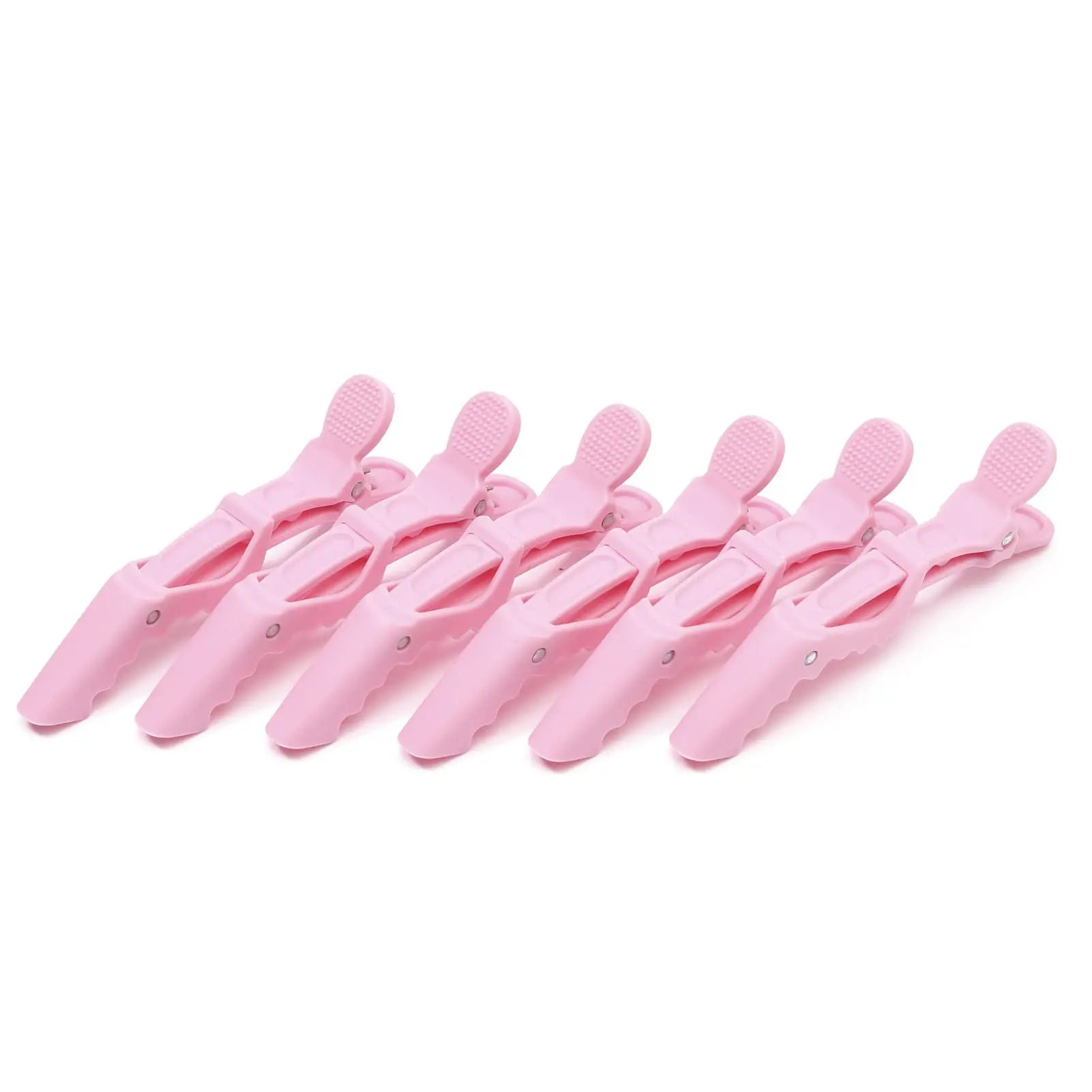 6PCS Professional Hairdressing Clamps for Styling, Cutting & Coloring - Perfect for Salons & Home Hair Care