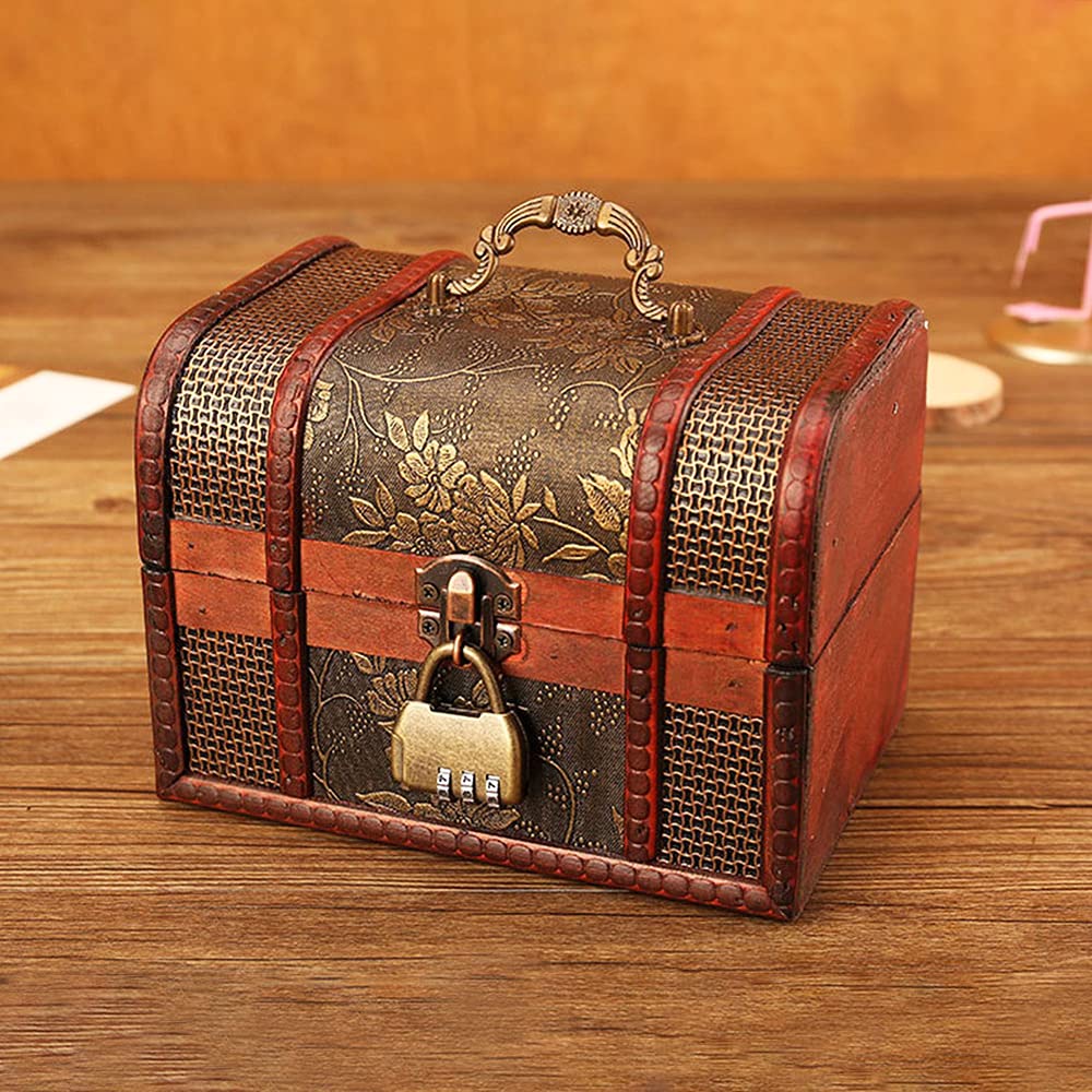 Vintage Style Digital Combination Lock - Handbag Shaped Padlock for Jewelry Box, Gift Box, Cabinet, Drawer & Suitcase (2 Pack, Antique Bronze) - Secure Your Valuables at Home, Office or While Traveling