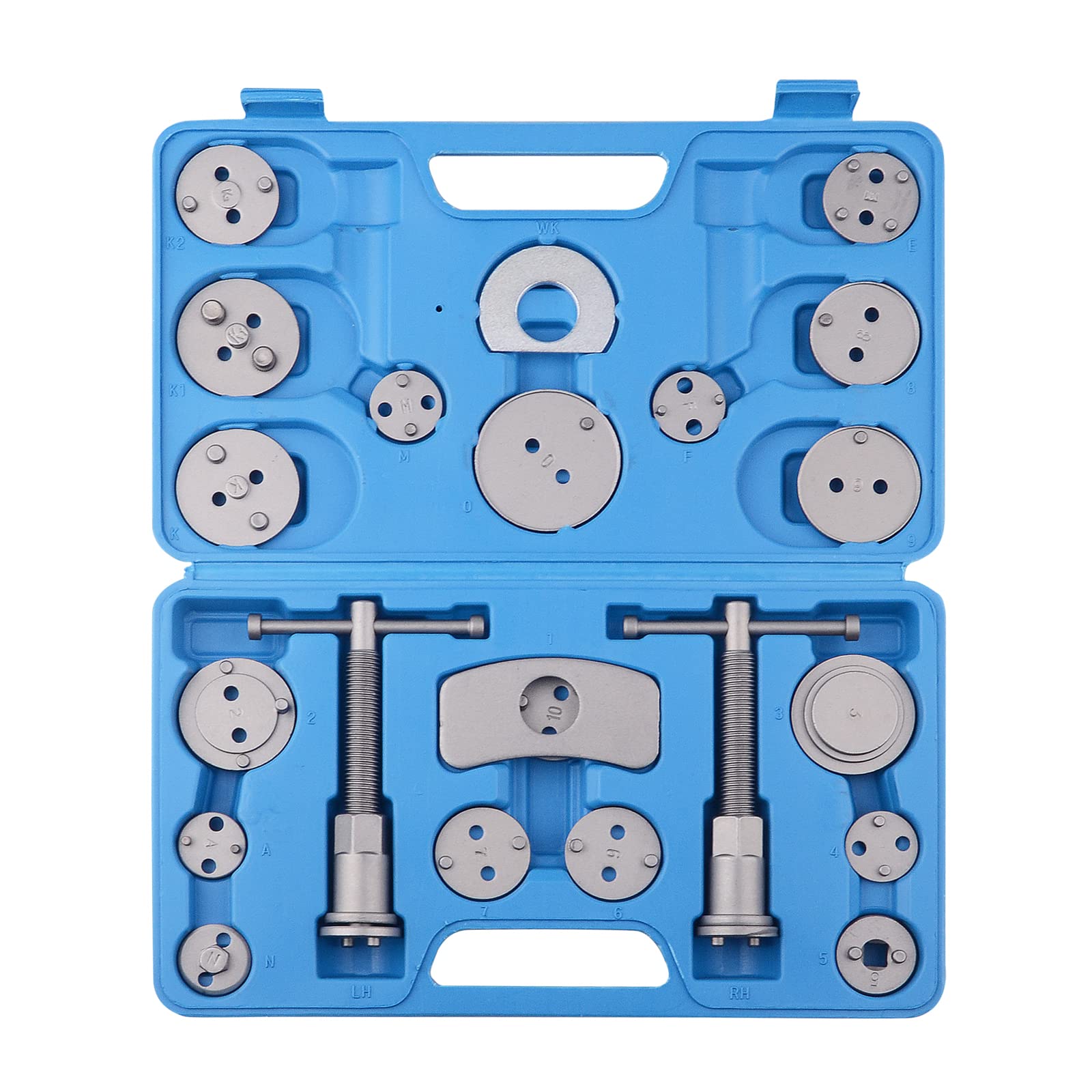 22-Piece Disc Brake Caliper Piston Rewind Tool Kit Set - Professional Brake Repair Tool for Cars, Trucks & SUVs - Perfect for Mechanics & DIY Auto Maintenance