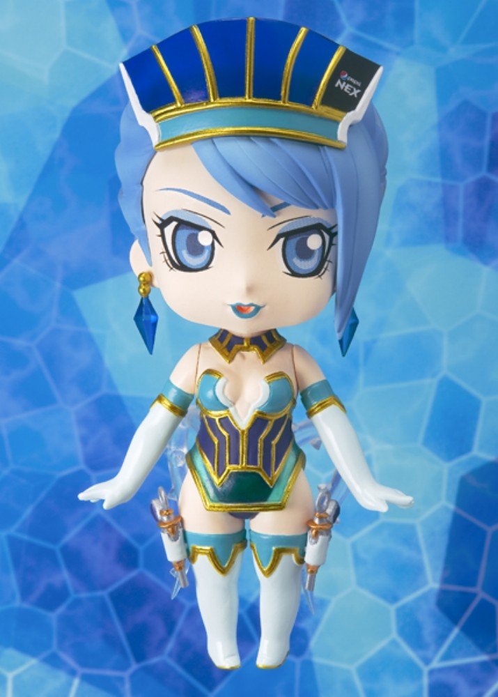 TAMASHII NATIONS Bandai Blue Rose Tiger and Bunny Chibi-Arts Action Figure - Anime Collectible for Fans & Gift Idea - Perfect for Display, Cosplay, and Anime Enthusiasts