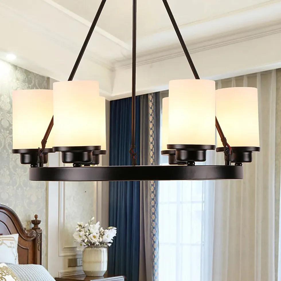 Modern Black Glass Pendant Light with Multi-Light Design - Perfect for Kitchen Island, Dining Room, and Living Room Lighting
