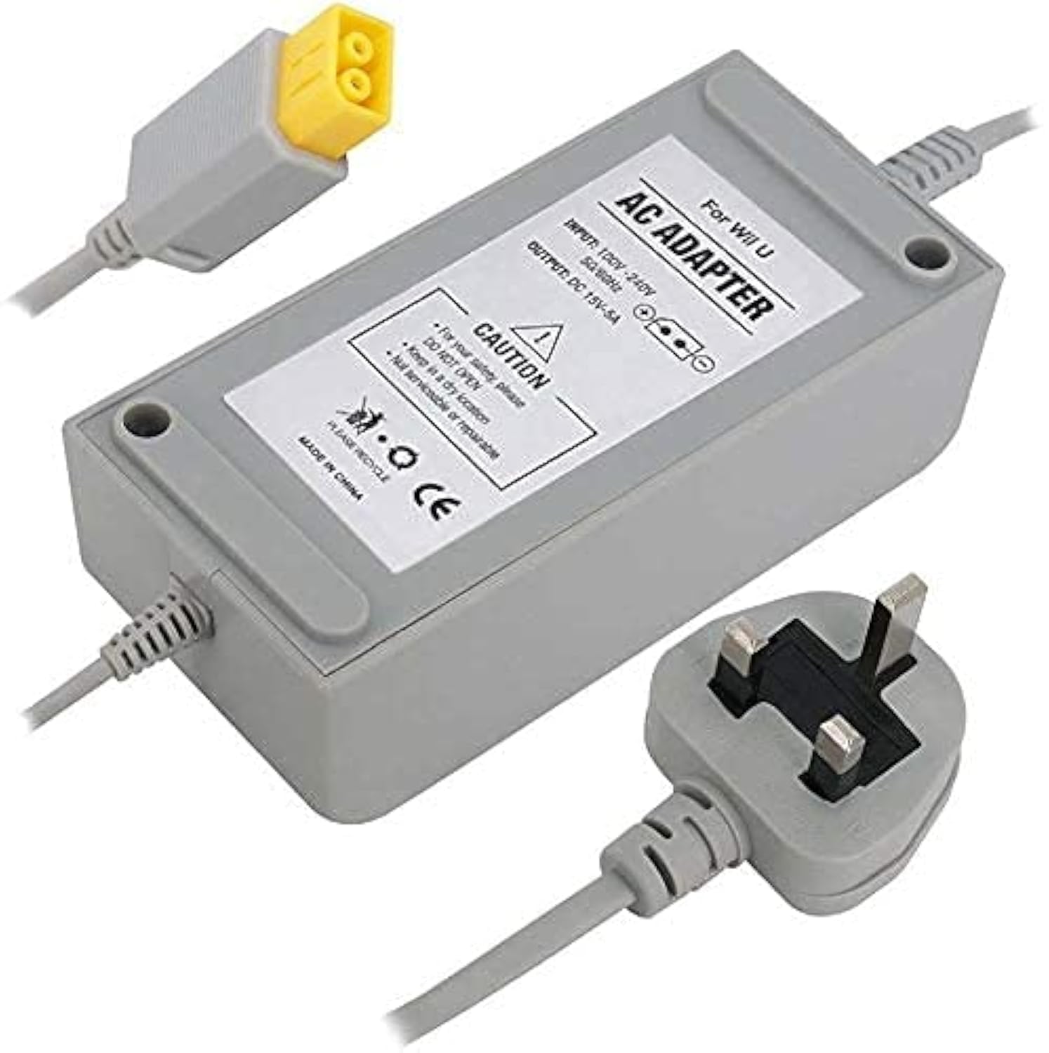 Original Title: WICAREYO Power Supply Charger AC Power Adapter UK Plug for Wii U Console   Optimized Title: WICAREYO AC Power Adapter & Charger for Wii U Console - UK Plug - Fast Charging Power Supply - Perfect for Gaming & Home Entertainment