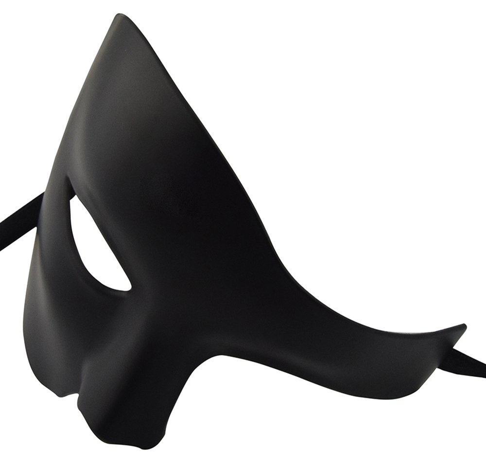 KEFAN Men's Masquerade Mask - Phantom of The Opera Style Half Face Mask for Halloween, Cosplay, and Costume Parties