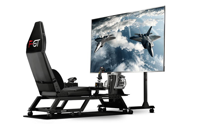 Next Level Racing Flight Pack FGT and GT TRACK - Flight Cockpit Adapter Kit for Racing Simulator | Perfect for Flight Simulation & Gaming Setups