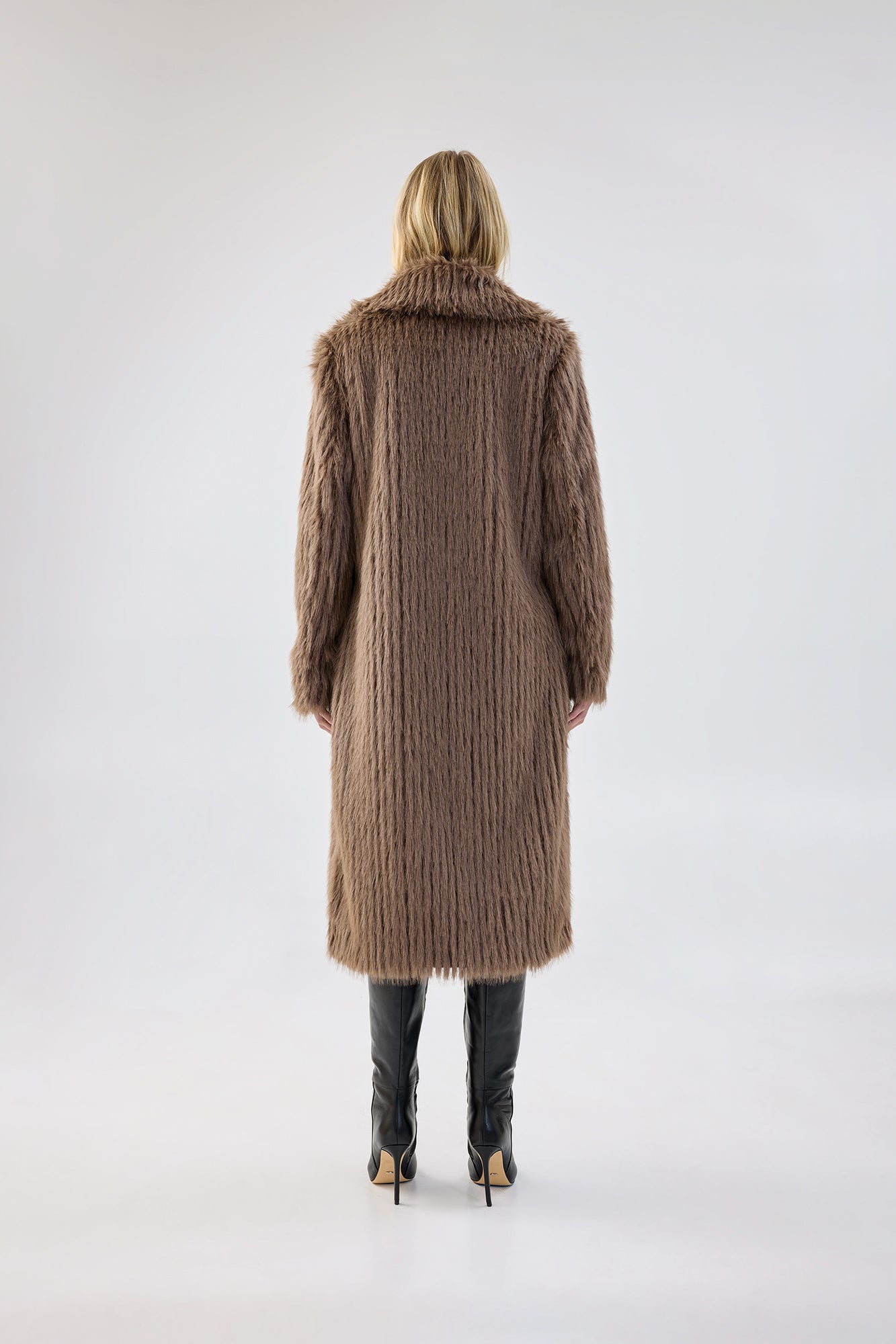 Vintage Retro Wool Coat for Women - Classic 1960s Style Winter Overcoat with Belt - Perfect for Fall, Winter & Holiday Parties